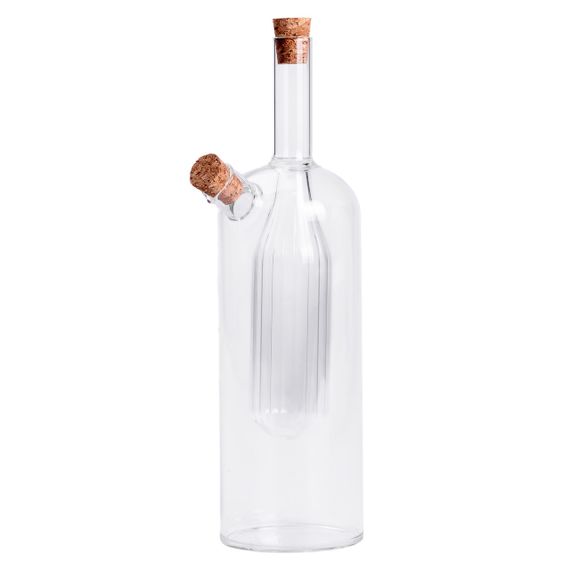 Стеклянная бутылка двойная для масла и уксуса 2в1 500 мл HP-34-13 | Зображення 2