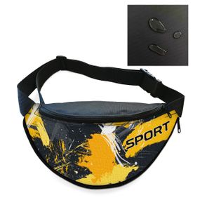 Сумка-бананка мужская/женская Sport 32×16 см с расширителем поясная сумка или сумка через плечо (02895)