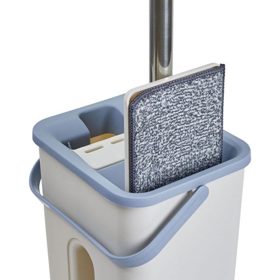 Запаска для швабри з мікрофібри (32х12см) / Змінна насадка для плоскої швабри / Запаска моп | Зображення 2