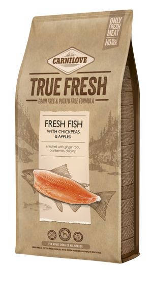 Корм Carnilove True Fresh Fish for Adult dogs сухий зі свіжою рибою для дорослих собак 11.4 кг