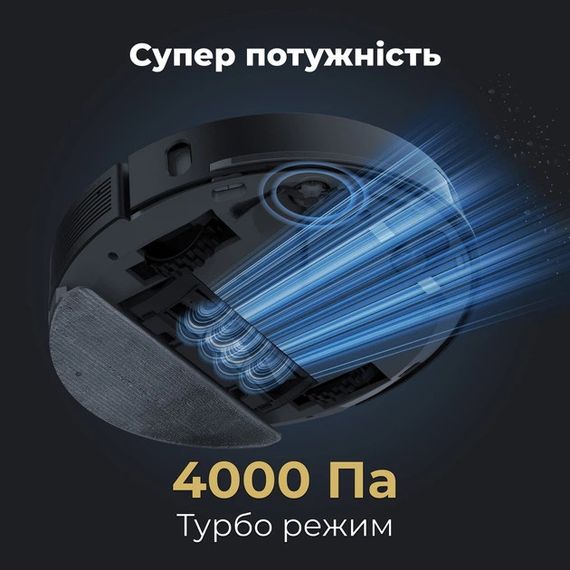 Робот-пылесос моющий AENO RC7S ARC0007S 60 Вт черный | Зображення 2