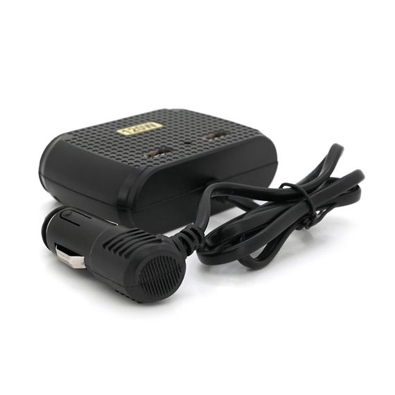 АЗУ розгалужувач Olesson 1512, 12V-3*12V+2*USB, Black, Blister | Зображення 1