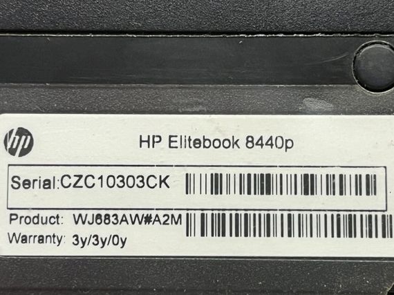 Ноутбук HP Elitebook 8440p / 14" (1600x900) TN / Intel Core i5-520M (2 (4) ядра по 2.4 - 2.93 GHz) / 4 GB DDR3 / 500 GB HDD / nVidia NVS 3100M, 512 MB GDDR3, 64-bit / WebCam б/в | Зображення 5