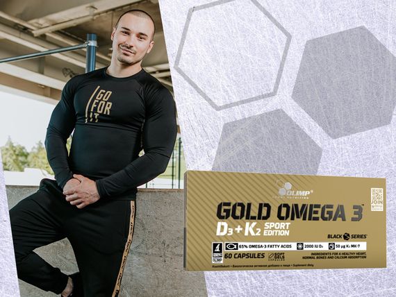 Омега-3 Olimp Nutrition Gold Omega 3 D3+K2 Sport Edition 60 caps | Зображення 2