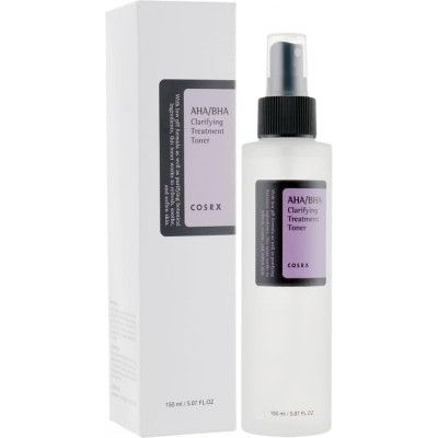 Тонер для обличчя з AHA/BHA кислотами COSRX AHA/BHA Clarifying Treatment Toner (150 ml) | Зображення 1