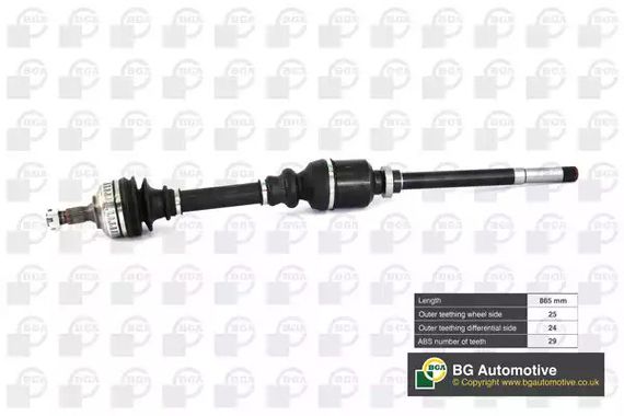 Полуось Berlingo/Partner 1.6-1.9 D/HDi 97-R, BGA (DS1409RA) | Зображення 4