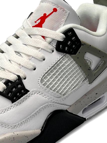 Чоловічі кросівки N Air Jordan 4 Retro White Cement  , В'єтнам 43 27,5 см | Зображення 5