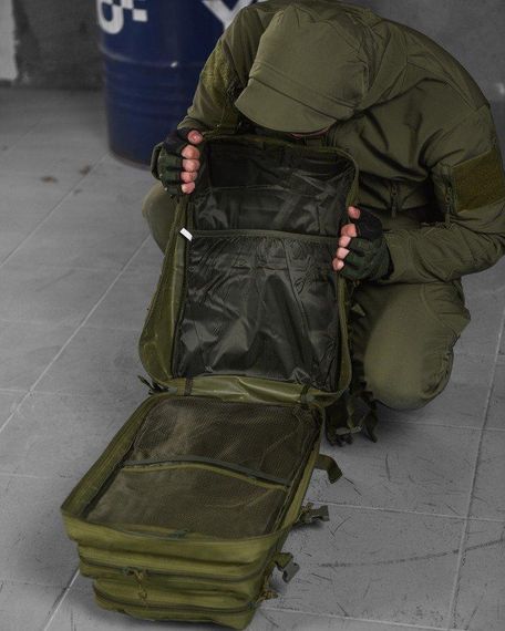 Рюкзак тактический олива 45л 800D  USA ВТ6386 | Зображення 8