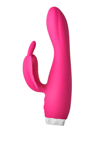 Вибратор кролик в виде Бабочки Dream Toys Flirts Butterfly, розовый, 17 см х 3 см sexstyle | Зображення 3