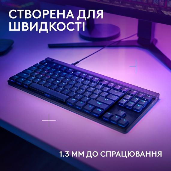 Клавіатура Logitech G515 TKL Switch-Tactile USB UA Black (920-012872) | Зображення 2