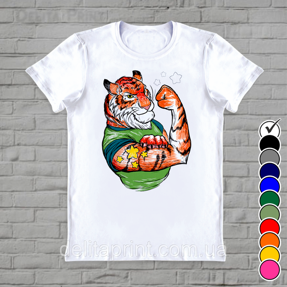 Футболки новорічні Фемілі Лук "Круті тигри" Family Look для всієї родини | Зображення 3