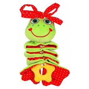 Мягкая погремушка-подвеска "Лягушонок"