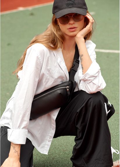 Жіноча сумка-бананка Sambag HOLSTER MSH Чорна 36 х 14 х 4 см (87113001) | Зображення 3