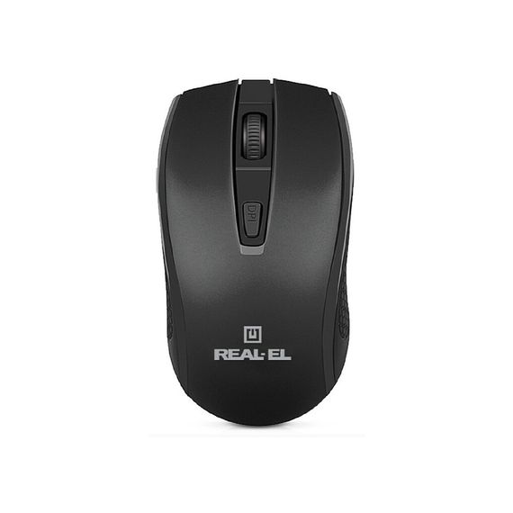 Мишка REAL-EL RM-308 Wireless Black | Зображення 1