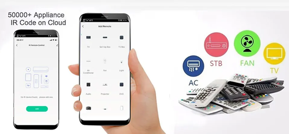 Универсальный ИК-пульт Smart WiFi ИК (инфракрасный) для домашней автоматизации (sv3036) | Зображення 2
