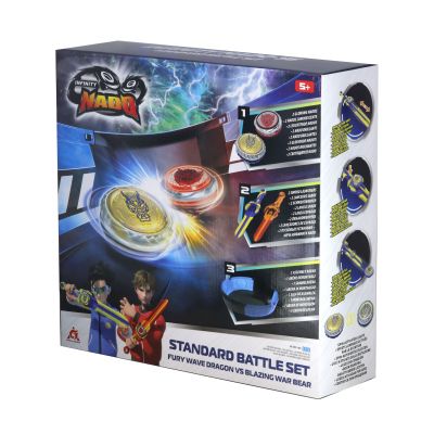 Дзига Auldey Infinity Nado VI Battle Set Fury Wave Dragon vs Blazing War Bear (EU654181)