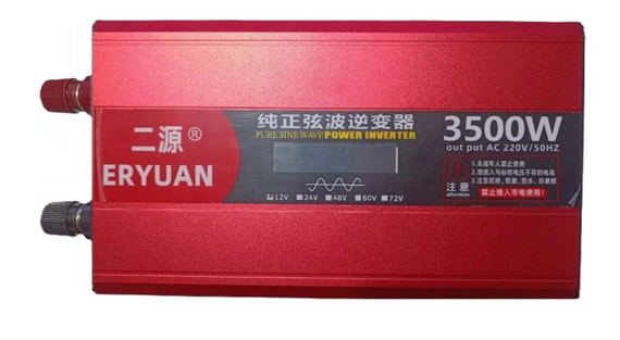Инвертор для автомобильных аккумуляторов ERYUAN 12V → 220V 3500W
