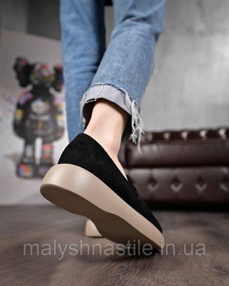 Женские лоферы seanly black ДЛ6447 | Зображення 4