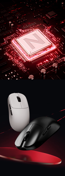 Безпровідна миша VXE MAD R MAJOR+ PAW3950 Wireless 8K, Біла | Зображення 4