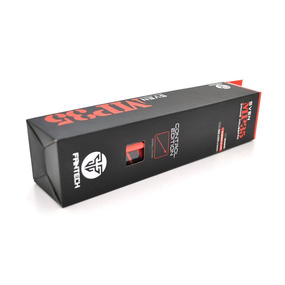 Килимок 350*250 для миші Fantech MP35 тканинний з бічної прошивкою, товщина 3 мм, колір Black, Color Box | Зображення 1