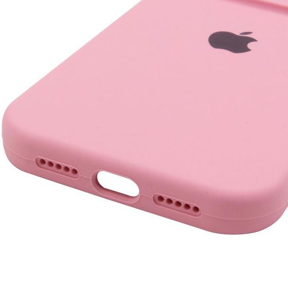 Чохол Silicone Case Full Camera Protective (AA) для Apple iPhone 17 Pro Max (6.9") Рожевий / Light pink | Зображення 4