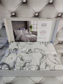 Постельное белье Belizza Alegra Ранфорс Хлопок Евро размер (простынь трикотаж на резинке)