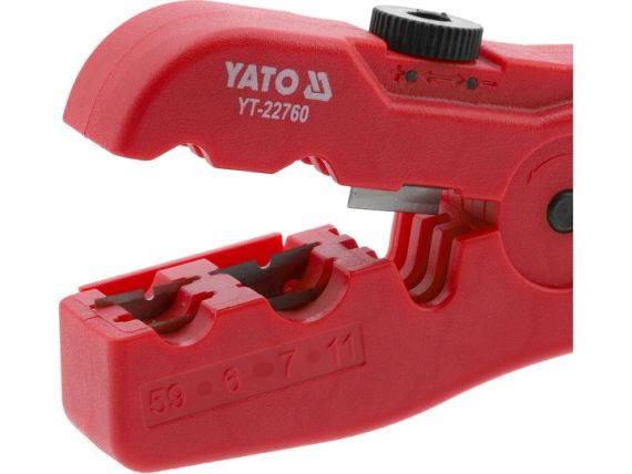 Съемник изоляции кабелей STP UTP RG59 RG6 RG7 RG11 YATO YT-22760 | Зображення 4