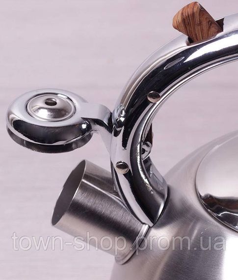 Чайник Kamille Whistling Kettle 2л из нержавеющей стали со свистком KM-0694N | Зображення 2