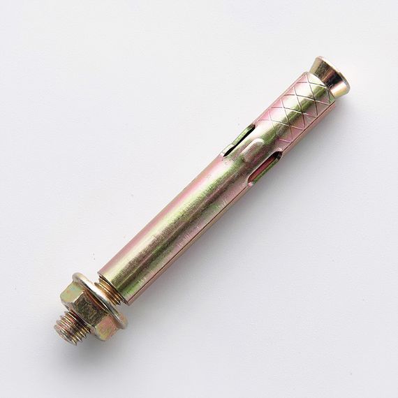 Анкер с кожухом и гайкой М6/8*120 цинк жёлтый (пач 10шт) APRO