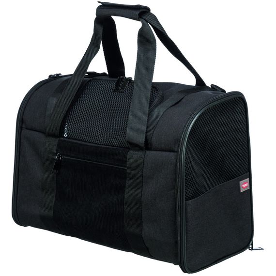 Рюкзак-переноска Trixie Connor для собак нейлоновий чорний/сірий до 8 кг 42х29х21 см