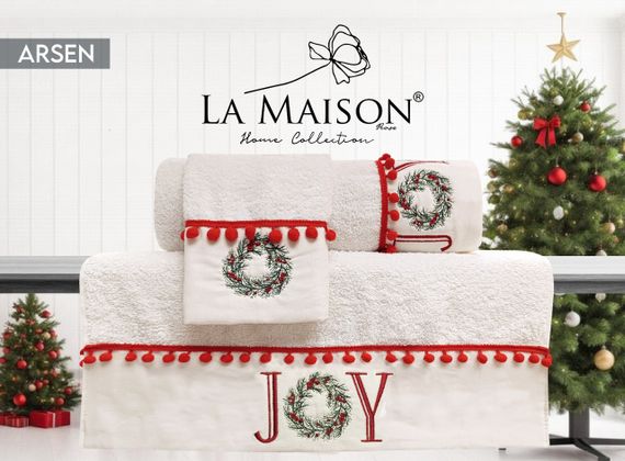 Подарунковий набір рушників La Maison, 3 шт. Arsen