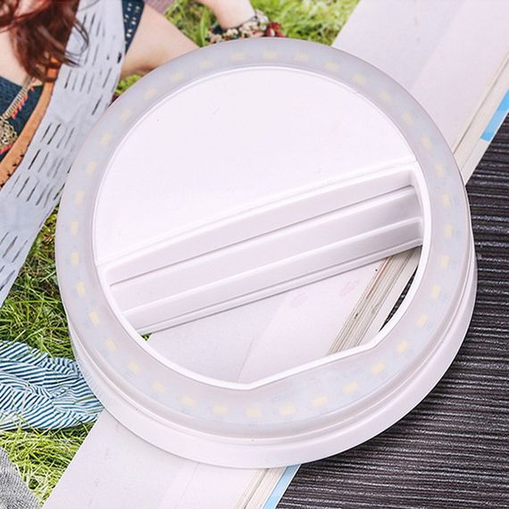 Светодиодное кольцо для селфи Primo XJ-01 Selfie подсветка - White | Зображення 4