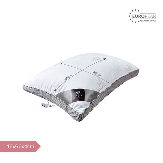 Подушка CLASSICA SOFT однокамерная IDEIA аналог лебединого пуха 50х70 см лебеди (8-31804*001) | Зображення 4