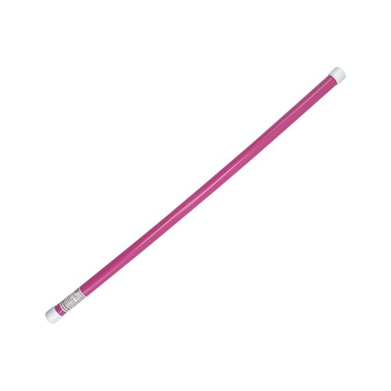 Палка гимнастическая тренировочная S0025 длина 80 см, d 20 мм  Розовый