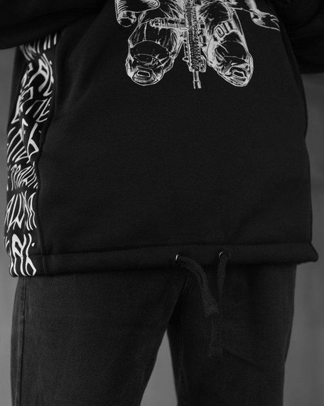 Тепла худи ghetto runes НП4964 | Зображення 1