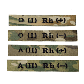 Патч/липучка "Група Крові" Multicam (7729), 1- 3-