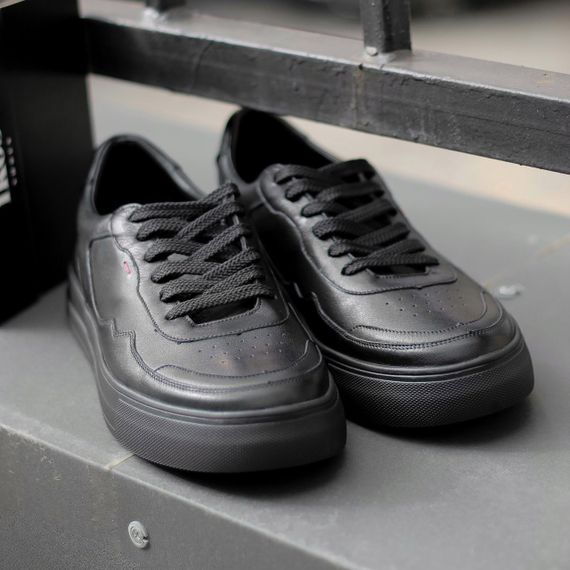 Класичні чорні кеди Ікос – універсальний вибір для будь-якого стилю 42 розмір