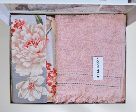 Постільна білизна з рушником Altinbasak Ranforse 200 х 220 см Selene Anew | Зображення 2