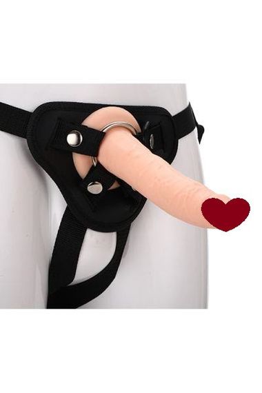 Реалистичный страпон REALSTUFF STRAP ON REAL DILDO sexstyle