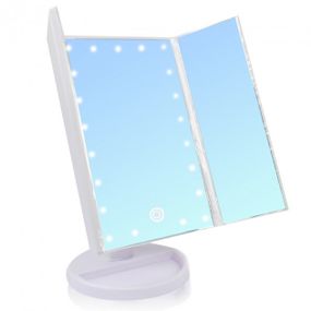 Дзеркало для макіяжу потрійне з LED підсвічуванням EL-624