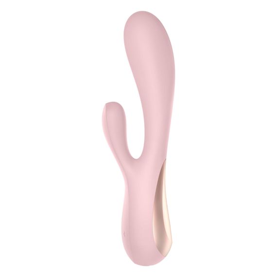 Смарт вібратор-кролик Satisfyer Mono Flex Mauve, 2 мотори, керування через інтернет | Зображення 2