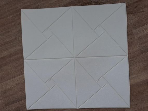 Стельова 3D панель самоклеюча на стелю наклейка ПВХ Самоклейка 3Д 70*70 см * 6,5 мм | Зображення 1