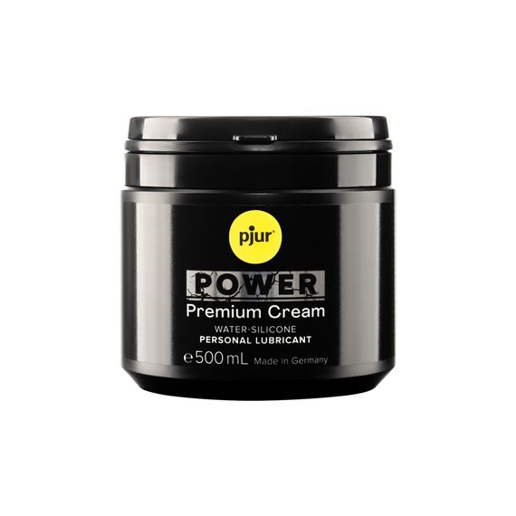 Густа змазка для фістингу та анального сексу pjur POWER Premium Cream 500 мл на гібридній основі