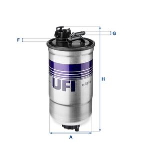 Фильтр топливный UFI 24.391.00