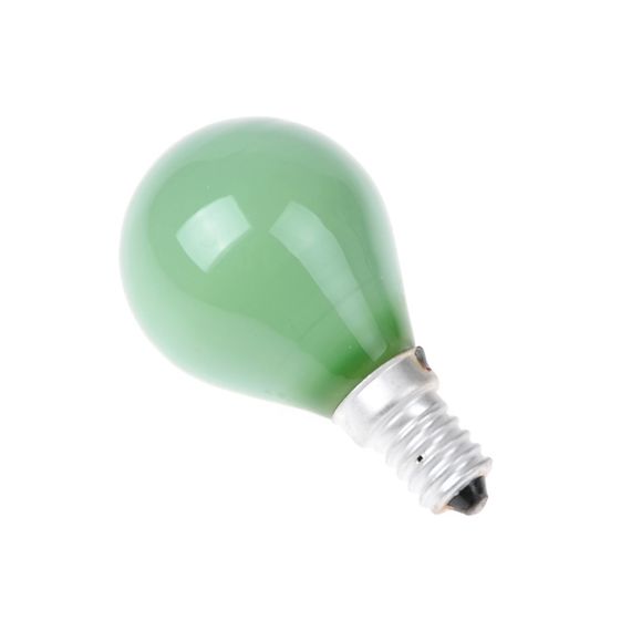 Лампа накаливания 25W E14 P45 GREEN 220V | Зображення 3