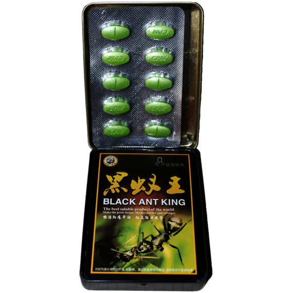 Таблетки BLACK ANT KING для чоловіків 10 шт (ціна за упаковку) | Зображення 1