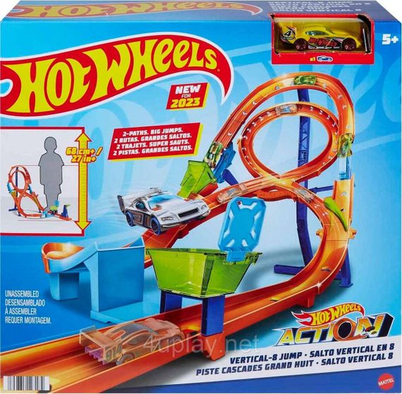 Трек Хот Вилс Вертикальная восьмерка. Hot Wheels Vertical-8 Jump