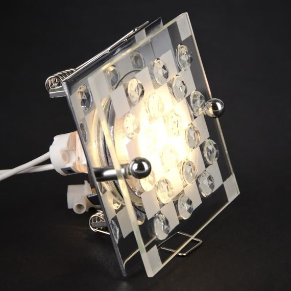 Светильник точечный декоративный HDL-G120 CHR/WHITE MR16 | Зображення 4