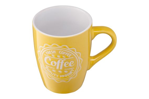 Чашка ARDESTO  Coffee, 330 мл, жовта, кераміка (AR3469Y) | Зображення 1