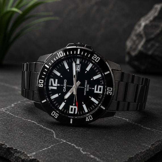 Чоловічий годинник Casio MTP-VD01B-1B | Зображення 7